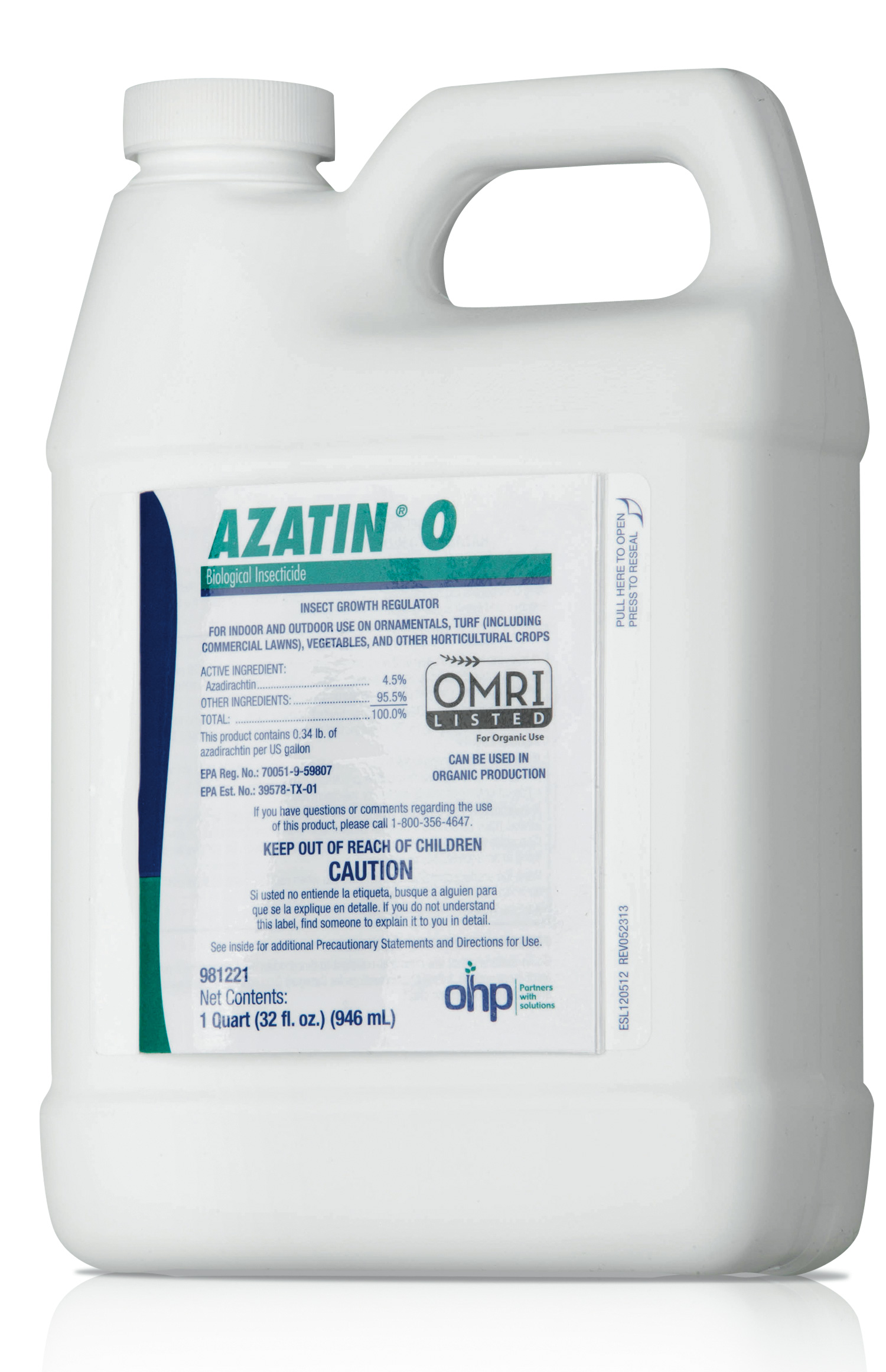 Azatin O 1 Quart Bottle 6/cs - Insecticides